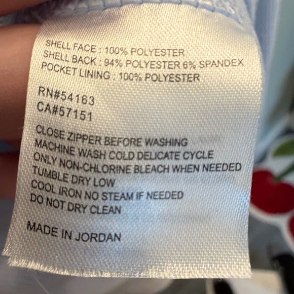 Andrew Marc Soft Blue Ribbed Jacket - Picture 3 of 5